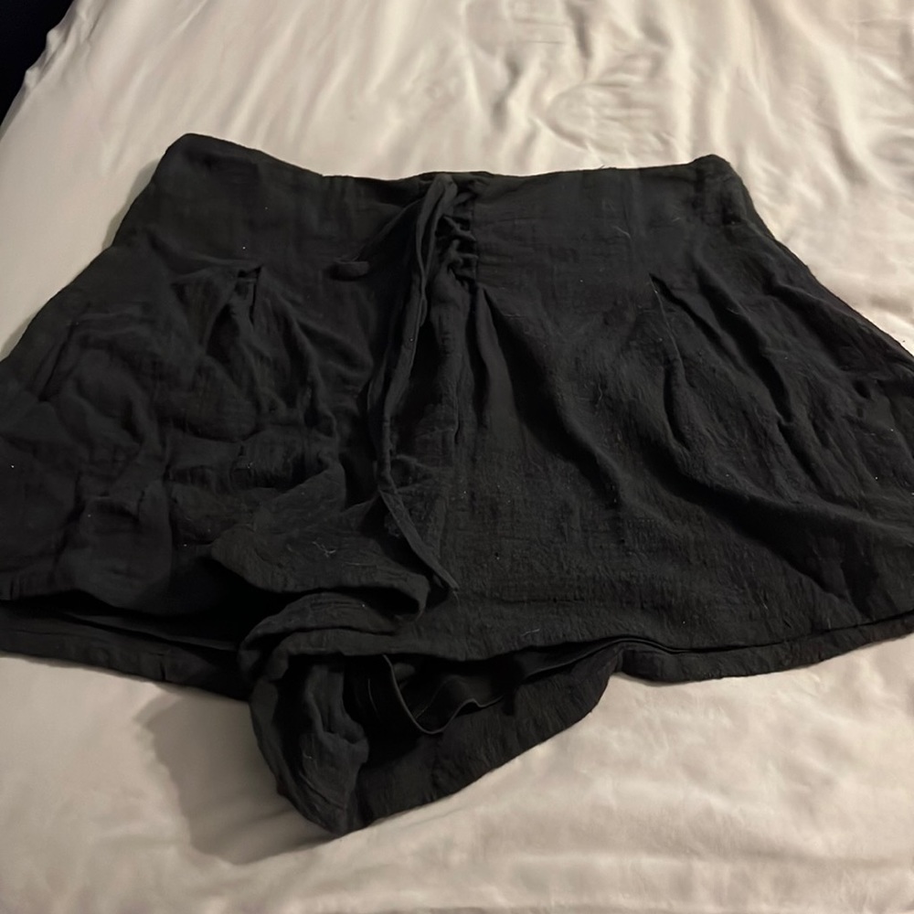 Womens black skort